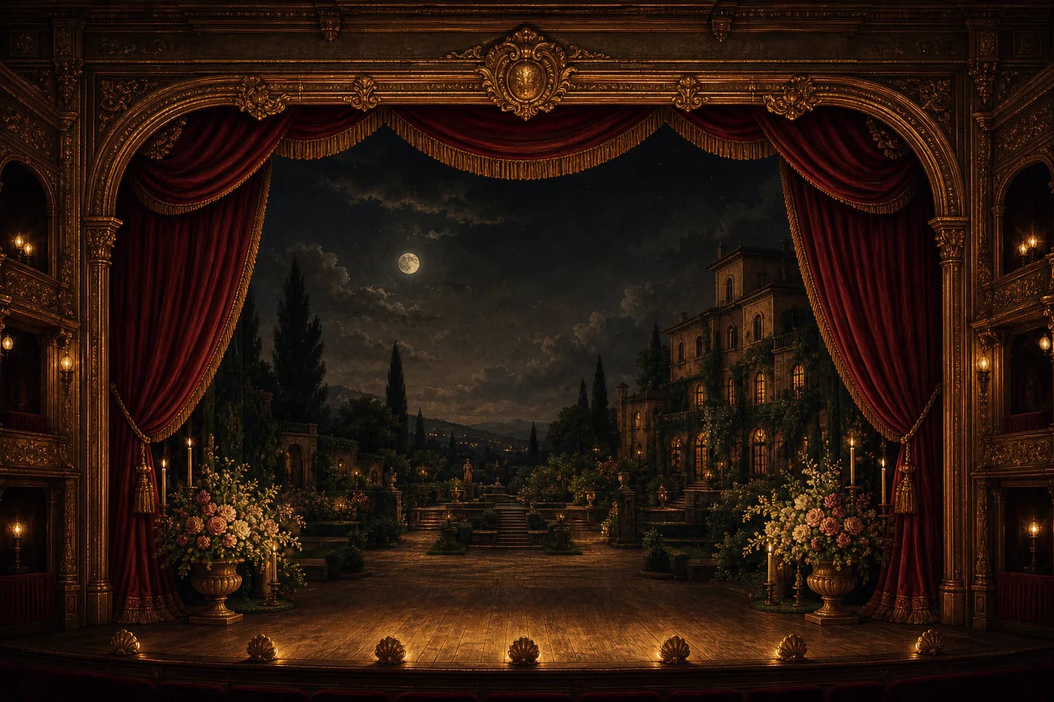 Invitation artwork for The Pavilion